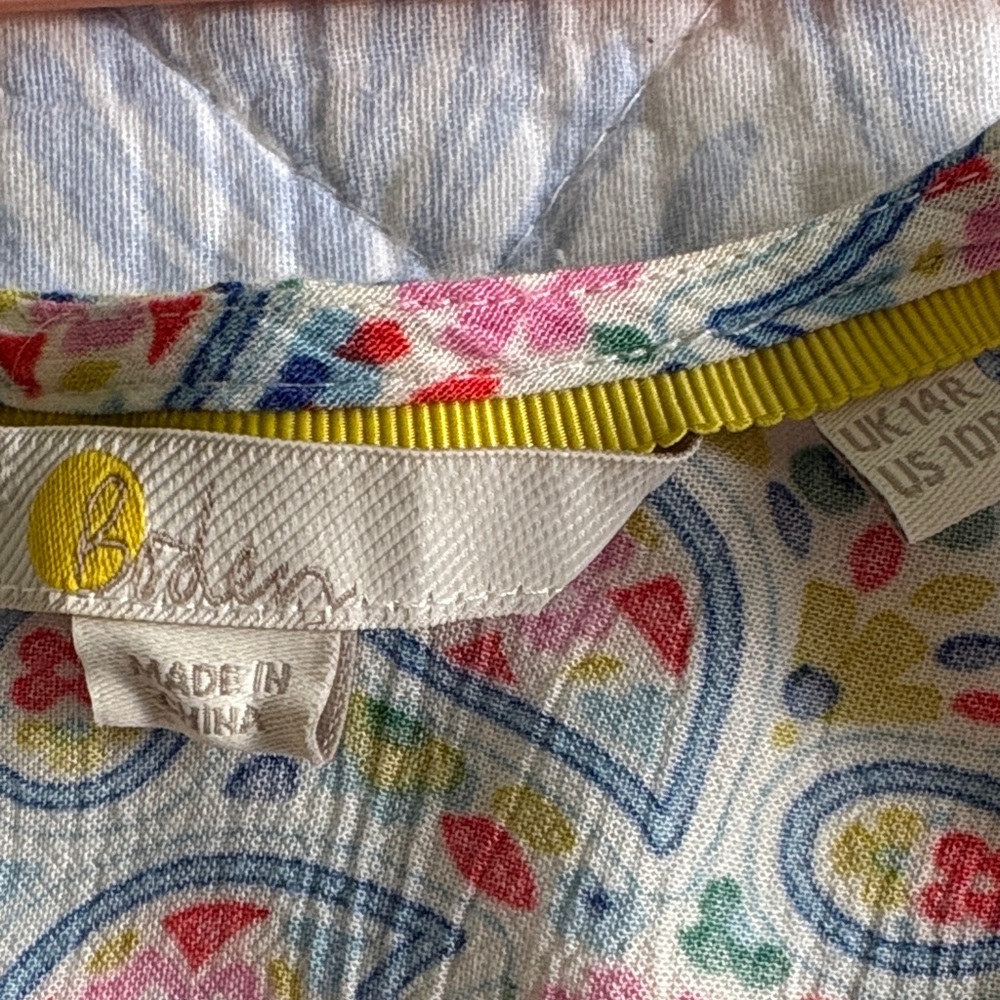 Boden Multicolor Long Sleeve Dress - Picture 4 of 6